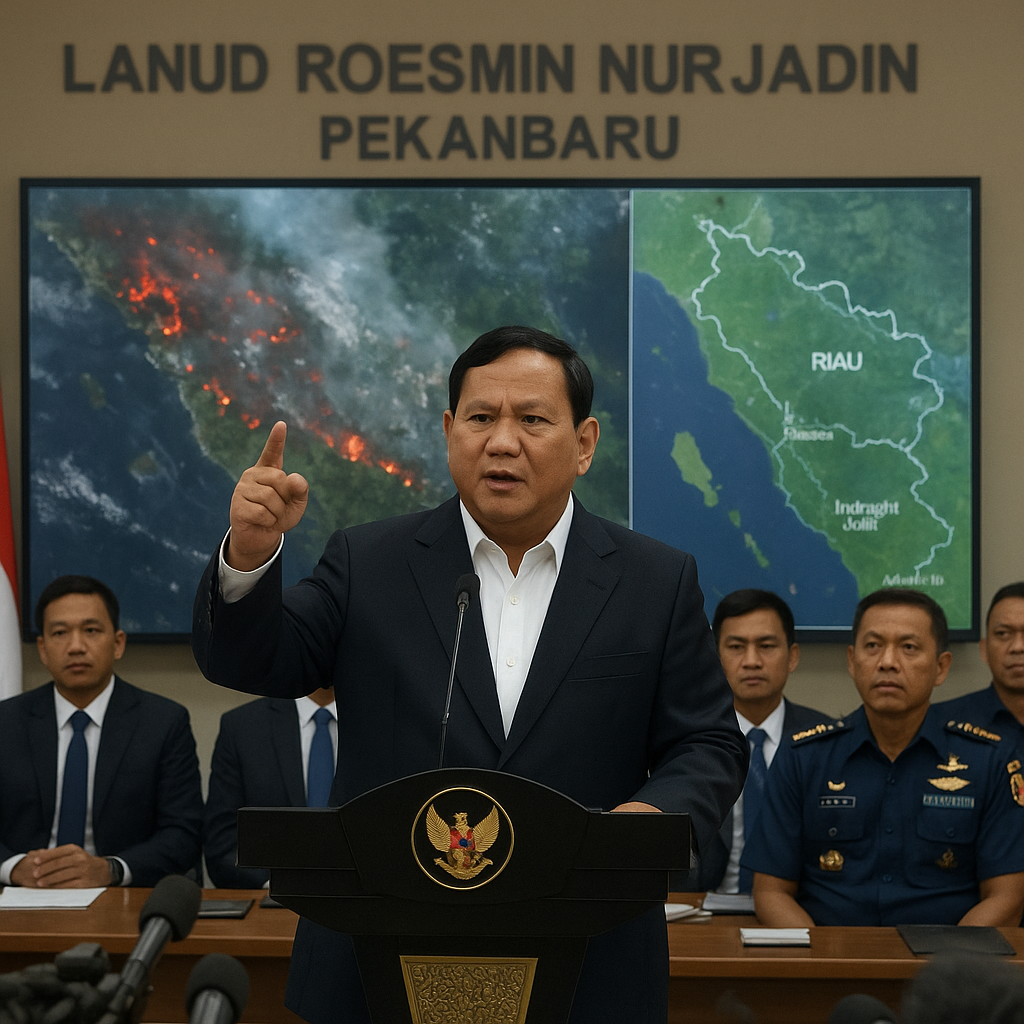 Arahan Prabowo ke Jajaran Tangani Karhutla: Jangan Tunggu Titik Api