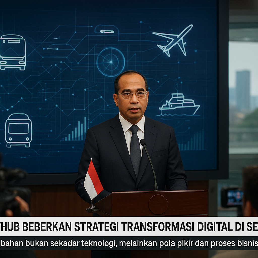 Menhub Beberkan Strategi Transformasi Digital di Sektor Transportasi