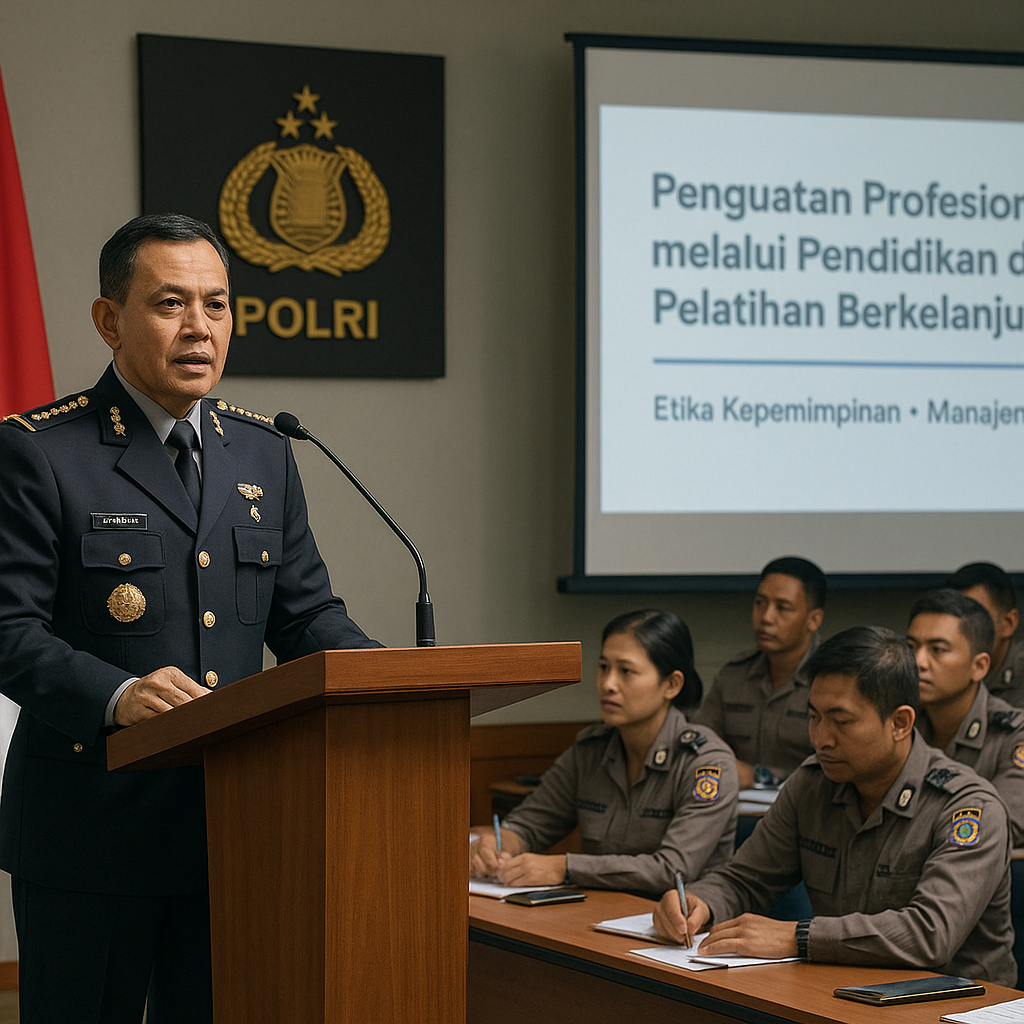 Kapolri: Penguatan Profesionalisme melalui Pendidikan dan Pelatihan Berkelanjutan