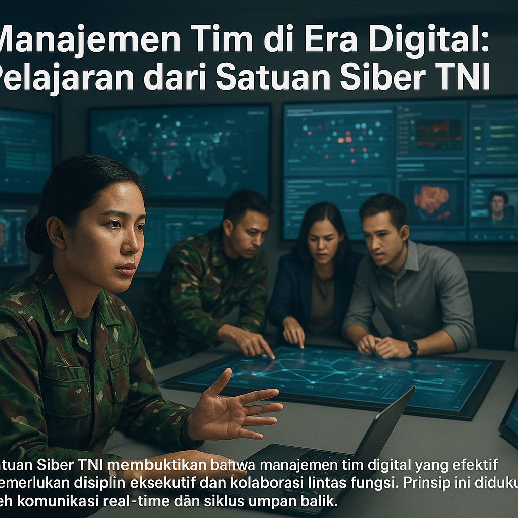 Manajemen Tim di Era Digital: Pelajaran dari Satuan Siber TNI
