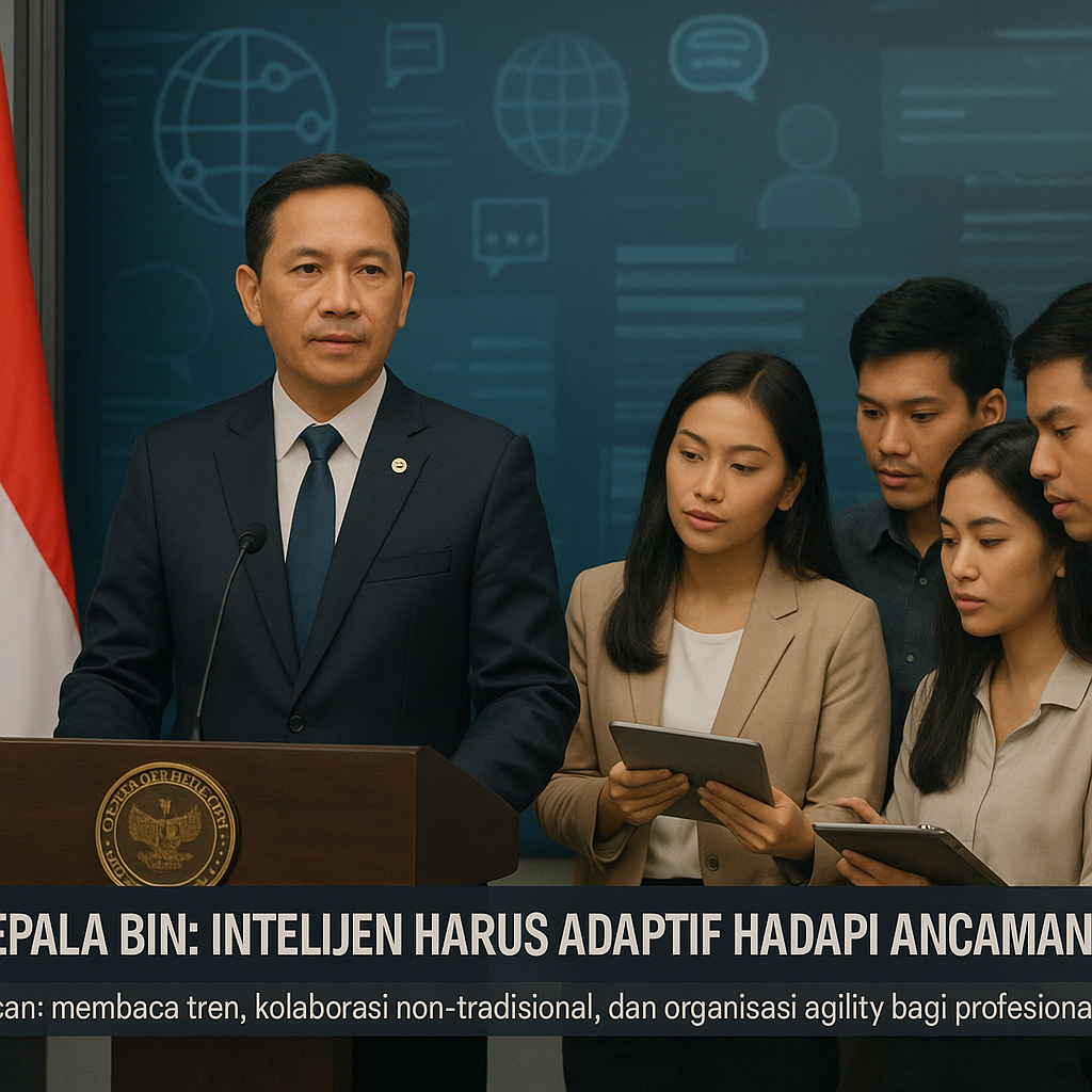 Kepala BIN: Intelijen Harus Adaptif Hadapi Ancaman Hybrid
