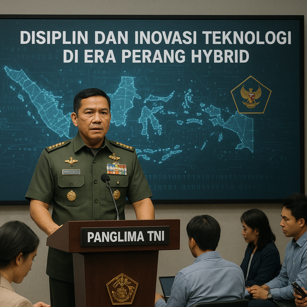 Panglima TNI Tekankan Pentingnya Disiplin dan Inovasi Teknologi di Era Hybrid Warfare