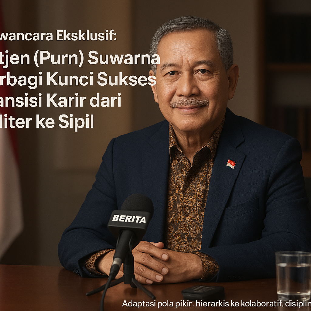 Wawancara Eksklusif: Letjen (Purn) Suwarna Berbagi Kunci Sukses Transisi Karir dari Militer ke Sipil