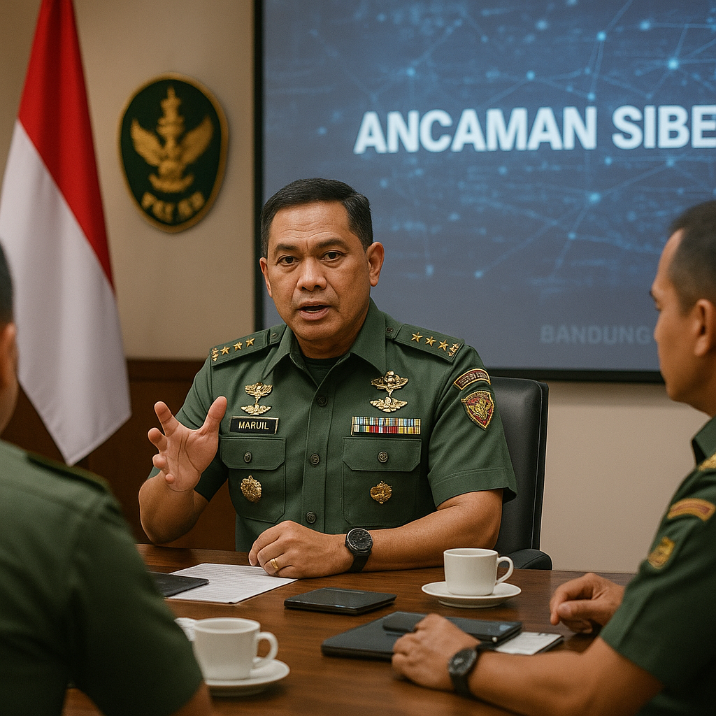 Kasad Jenderal TNI Maruli Simanjuntak: Kepemimpinan Adaptif Kunci Hadapi Ancaman Siber
