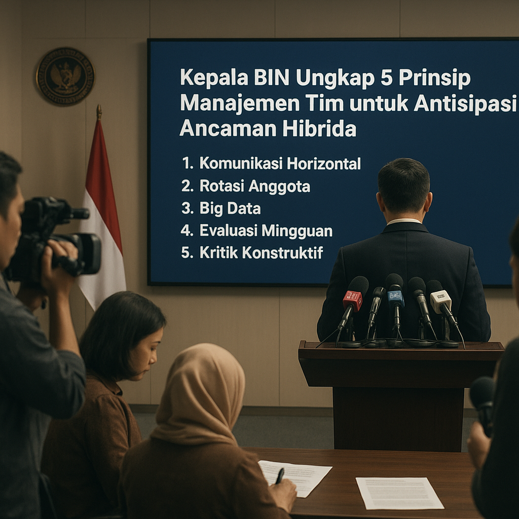 Kepala BIN Ungkap 5 Prinsip Manajemen Tim untuk Antisipasi Ancaman Hibrida