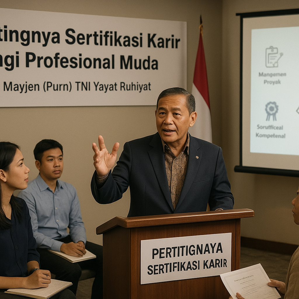 Pentingnya Sertifikasi Karir bagi Profesional Muda: Pandangan Mantan Danjen Kopassus