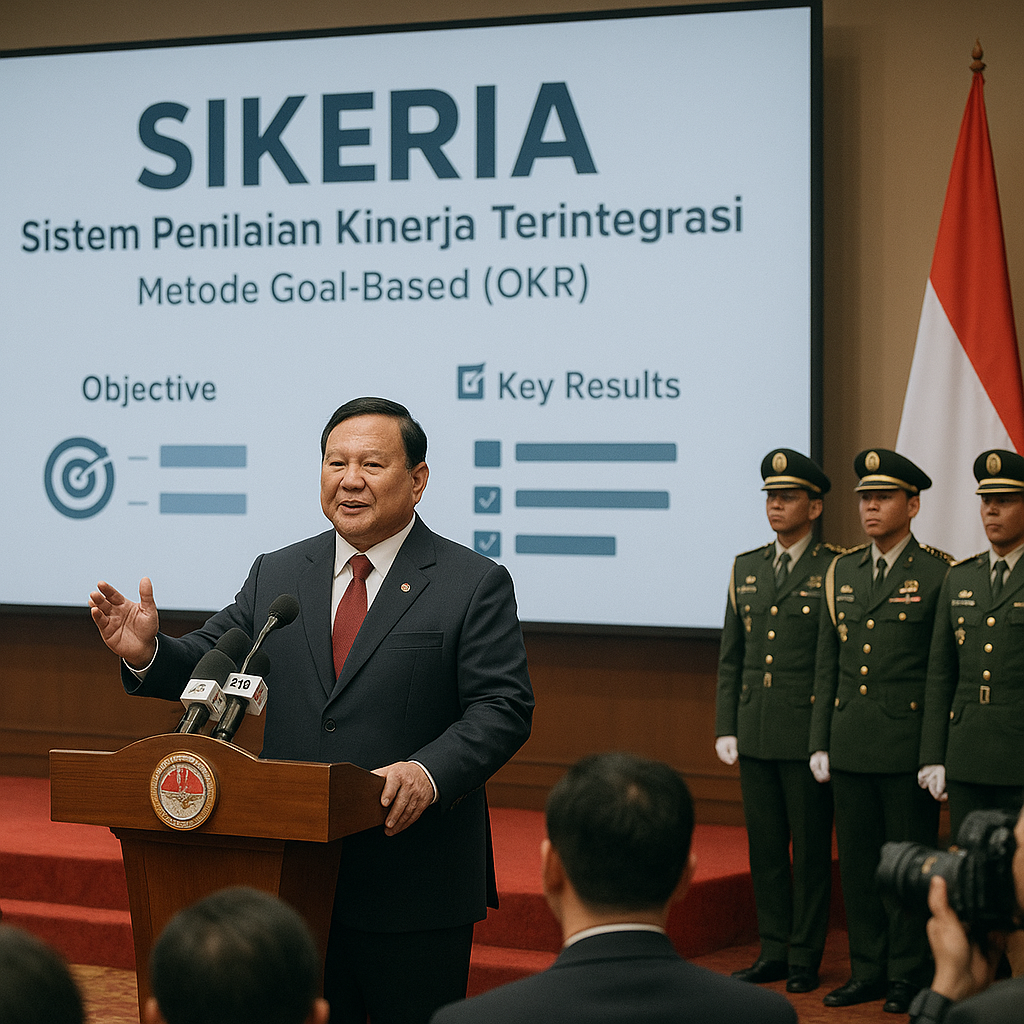 Menhan Resmikan Sistem Penilaian Kinerja Terintegrasi untuk Prajurit dengan Metode Goal-Based