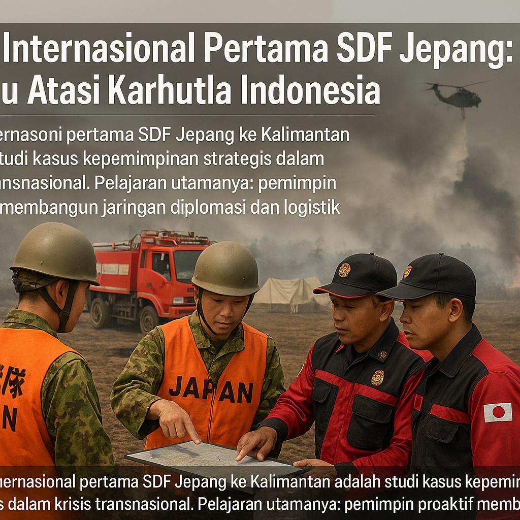 Misi Internasional Pertama SDF Jepang: Bantu Atasi Karhutla Indonesia