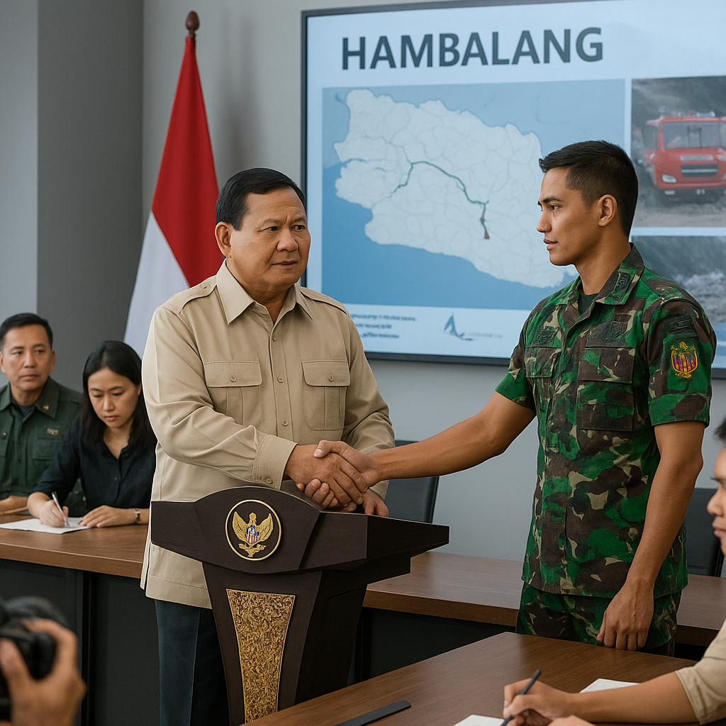 Top Level Talk di Hambalang: Dari Rekrutmen TNI Suku Dayak hingga Penanganan Bencana