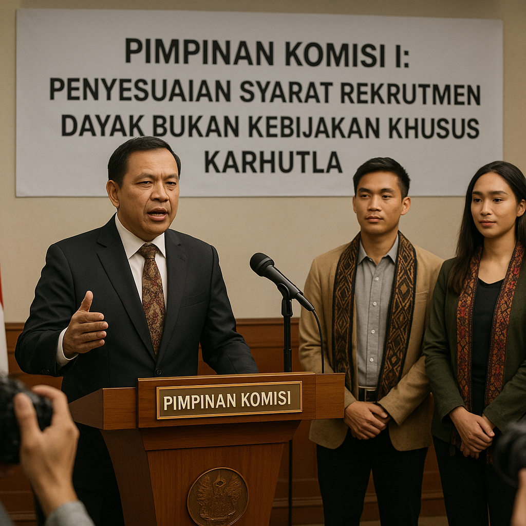 Pimpinan Komisi I: Penyesuaian Syarat Rekrutmen Dayak Bukan Kebijakan Khusus Karhutla