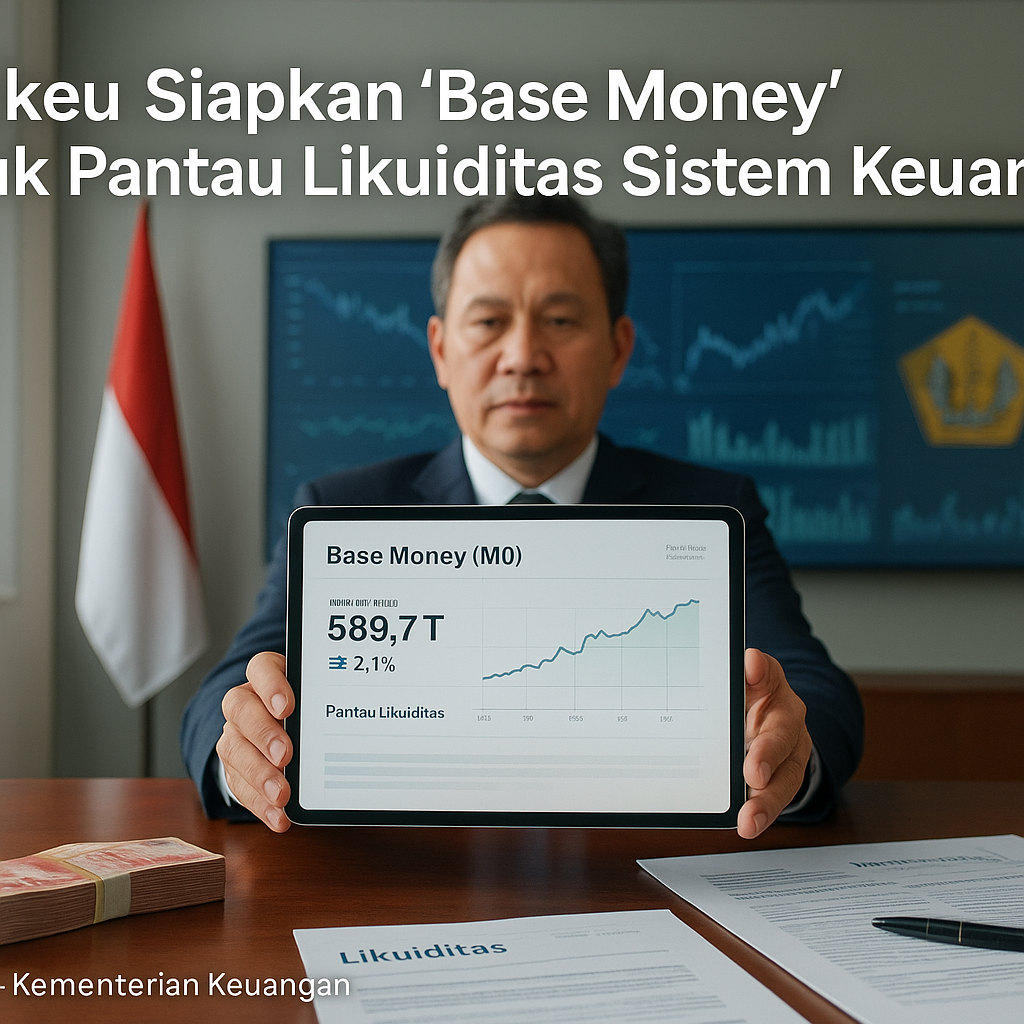 Menkeu Siapkan 'Base Money' untuk Pantau Likuiditas Sistem Keuangan