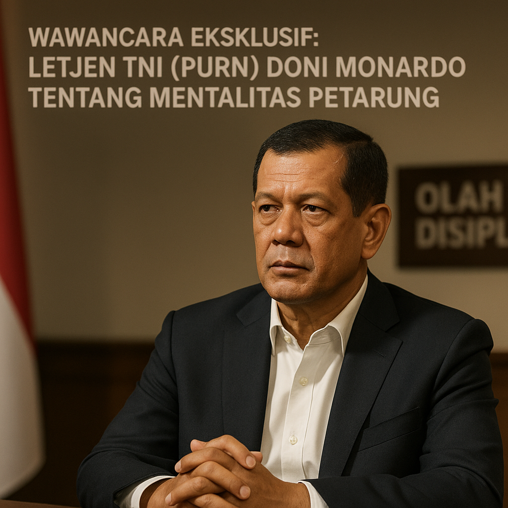 Wawancara Eksklusif: Letjen TNI (Purn) Doni Monardo tentang Mentalitas Petarung
