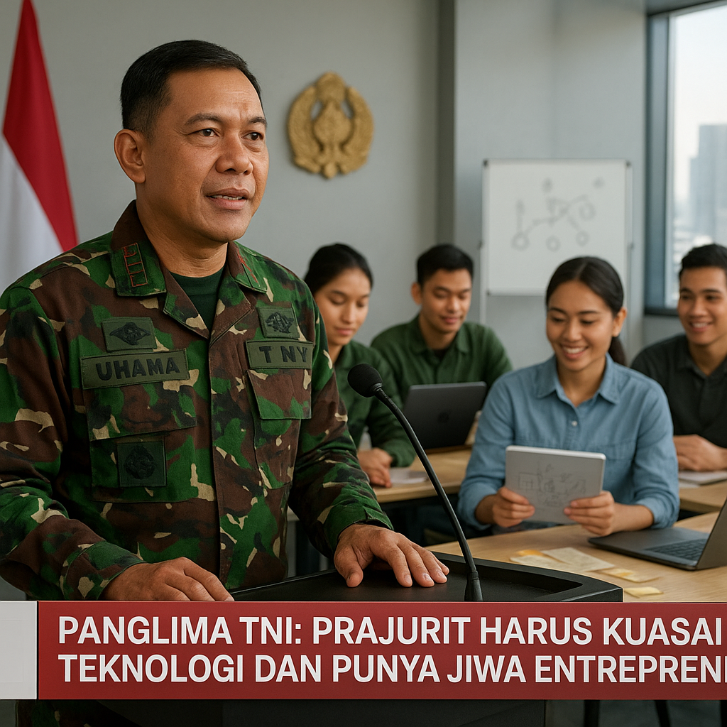Panglima TNI: Prajurit Harus Kuasai Teknologi dan Punya Jiwa Entrepreneur