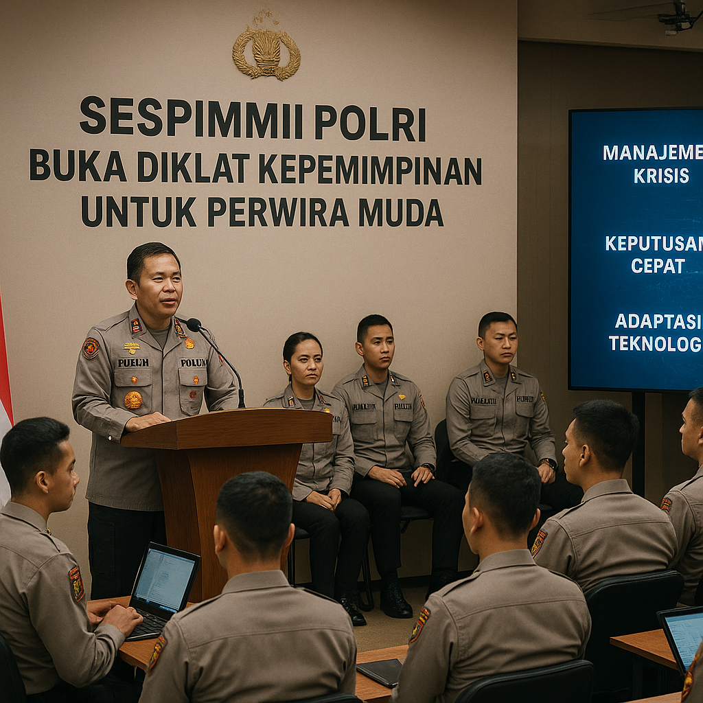 Sespimmi Polri Buka Diklat Kepemimpinan untuk Perwira Muda