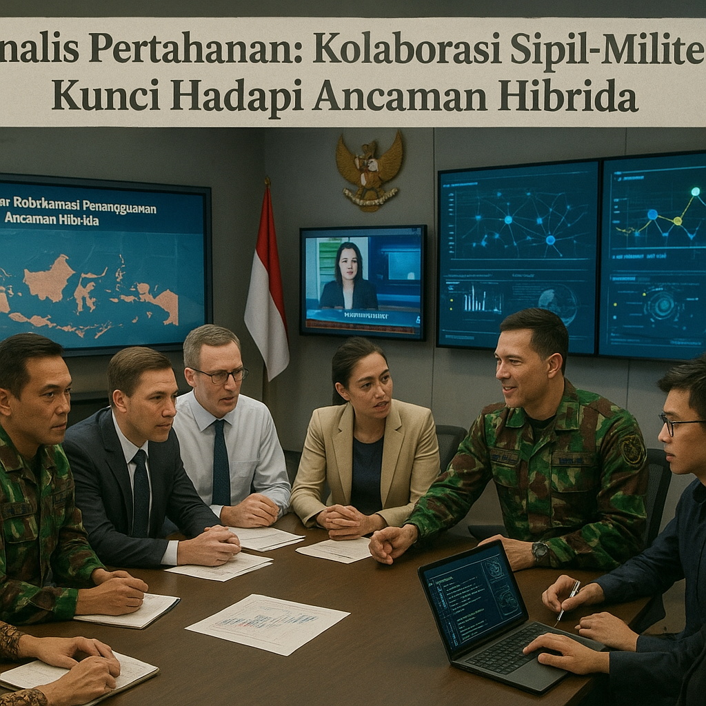 Analis Pertahanan: Kolaborasi Sipil-Militer Kunci Hadapi Ancaman Hibrida