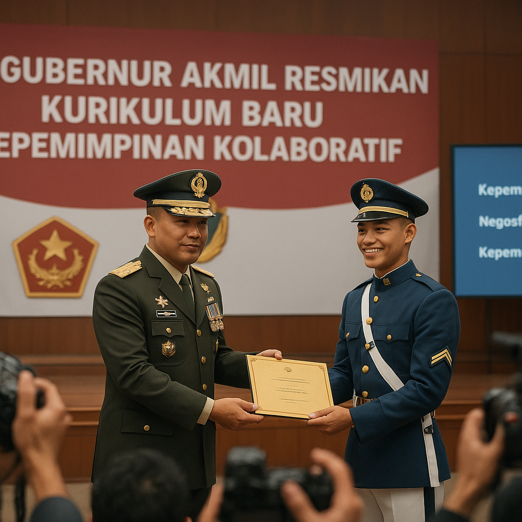 Gubernur Akmil Resmikan Kurikulum Baru Kepemimpinan Kolaboratif