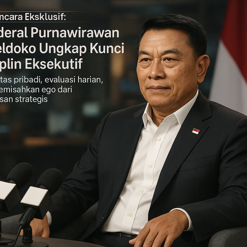Wawancara Eksklusif: Jenderal Purnawirawan Moeldoko Ungkap Kunci Disiplin Eksekutif