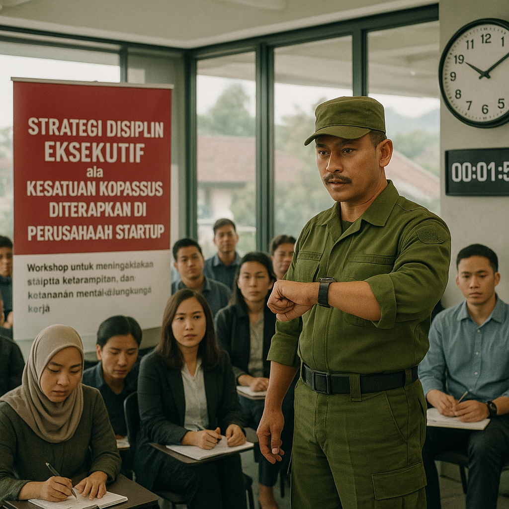 Strategi Disiplin Eksekutif ala Kesatuan Kopassus Diterapkan di Perusahaan Startup