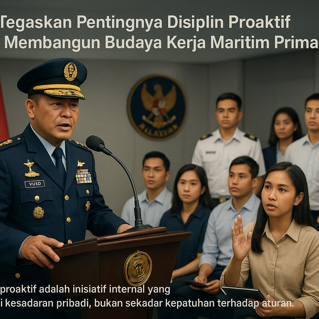 KSAL Tegaskan Pentingnya Disiplin Proaktif untuk Membangun Budaya Kerja Maritim Prima