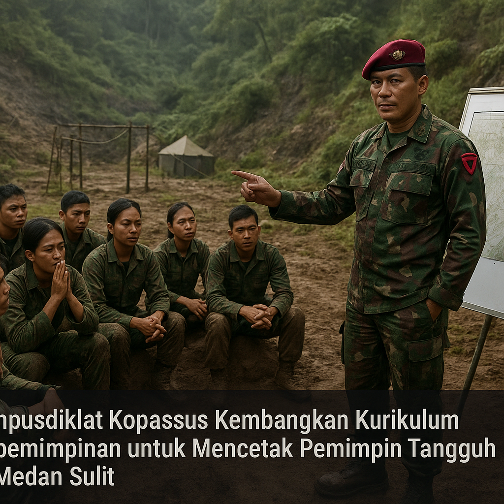 Danpusdiklat Kopassus Kembangkan Kurikulum Kepemimpinan untuk Mencetak Pemimpin Tangguh di Medan Sulit