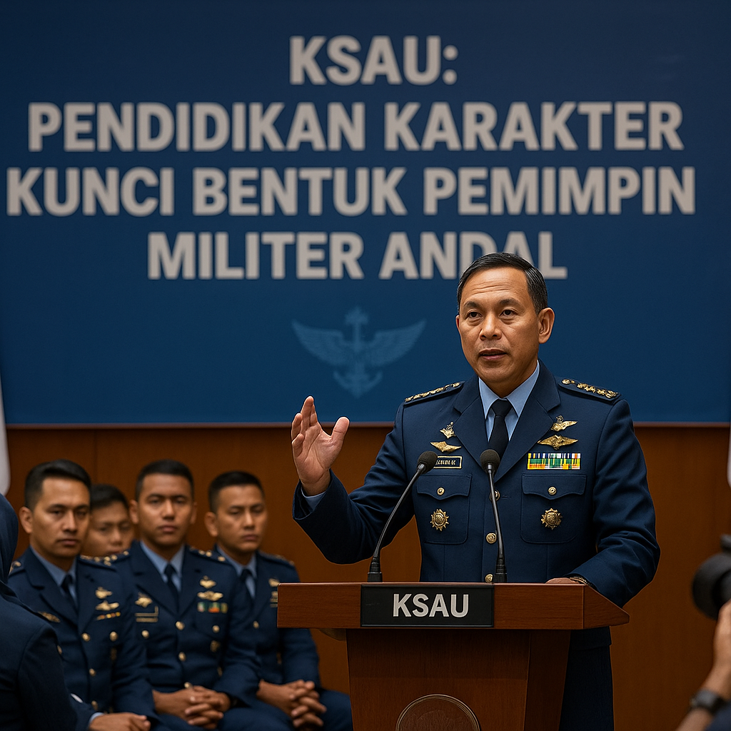KSAU: Pendidikan Karakter Kunci Bentuk Pemimpin Militer Andal