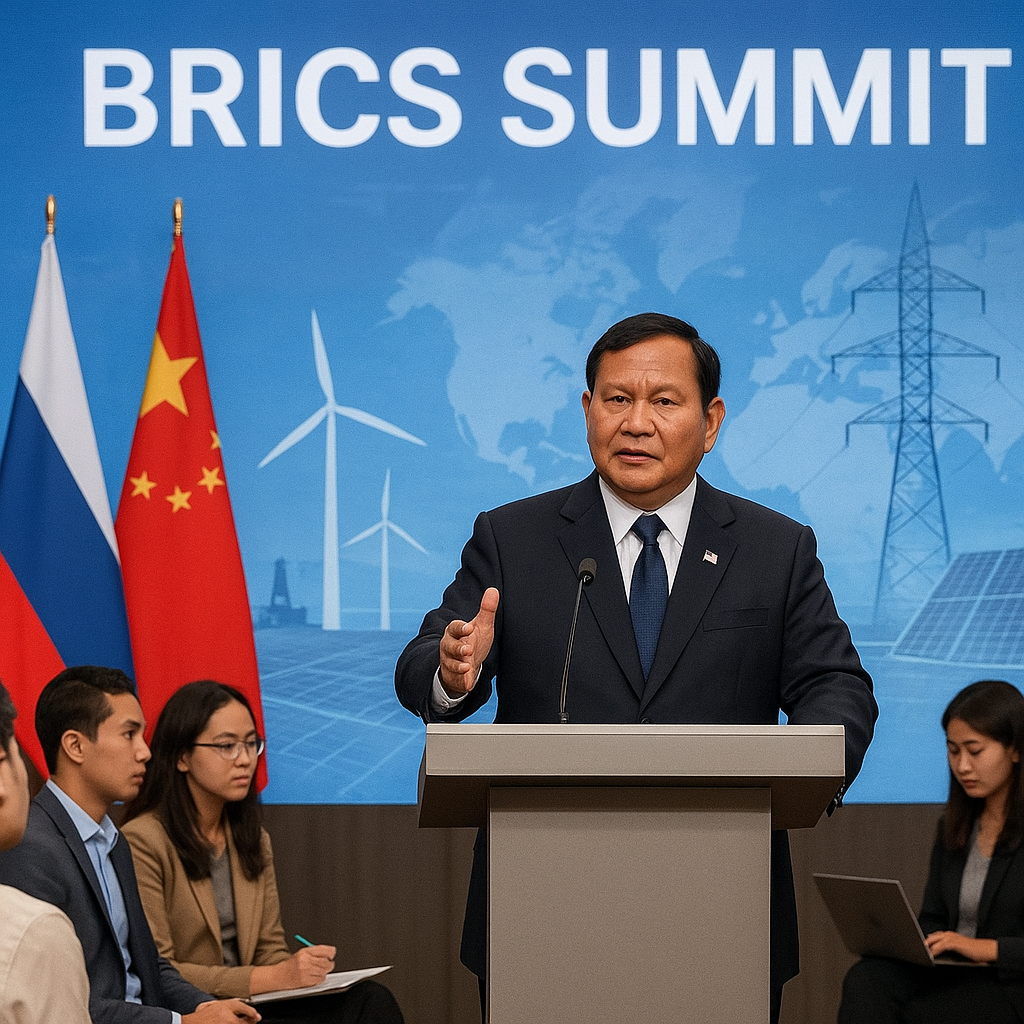 Energi Jadi Fokus Strategis Prabowo Perkuat Ketahanan di KTT BRICS