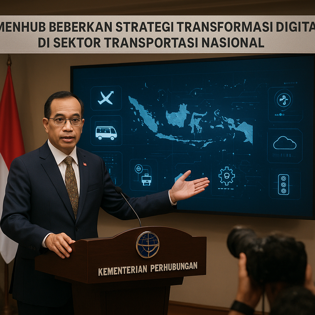 Menhub Beberkan Strategi Transformasi Digital di Sektor Transportasi Nasional