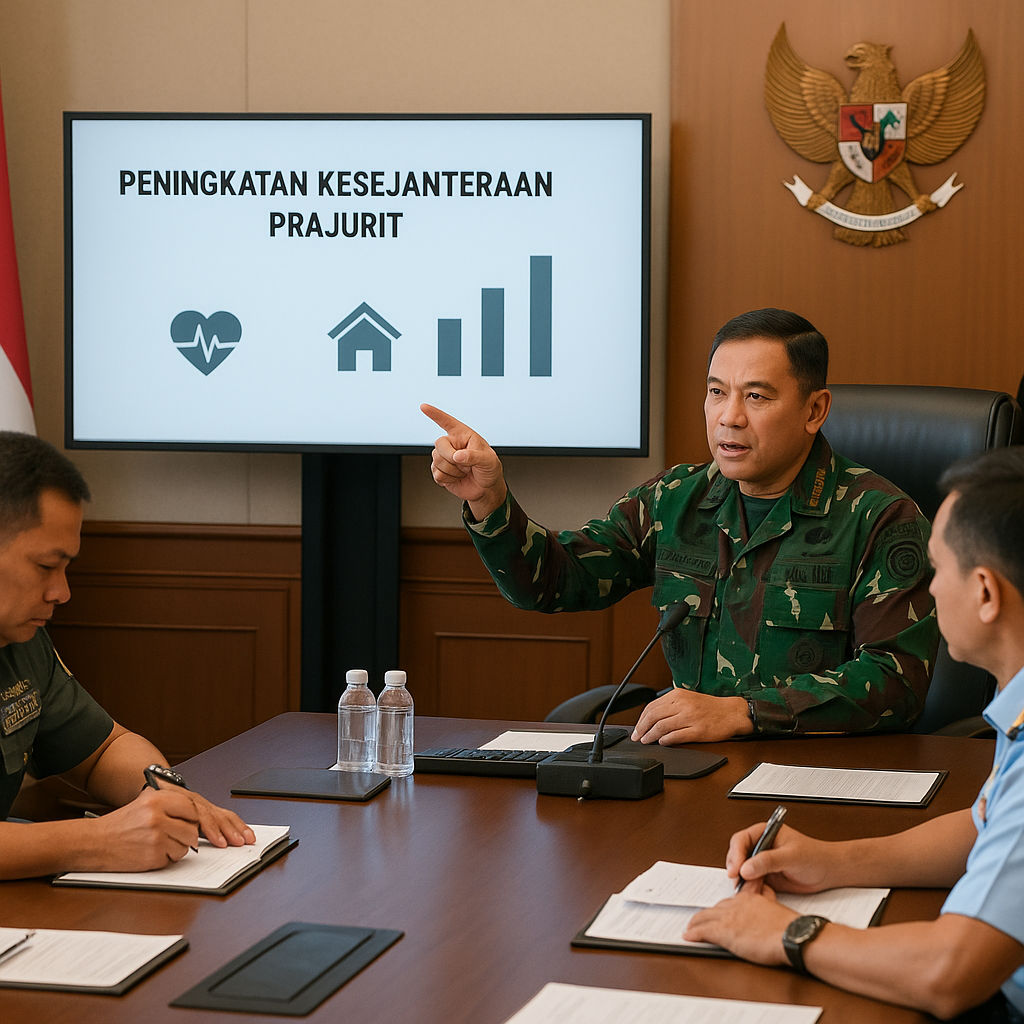 Panglima TNI Pimpin Rapat Pimpinan, Fokus pada Peningkatan Kesejahteraan Prajurit