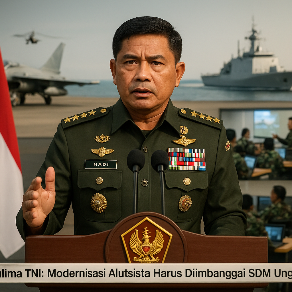 Panglima TNI: Modernisasi Alutsista Harus Diimbangi dengan Sumber Daya Manusia Unggul