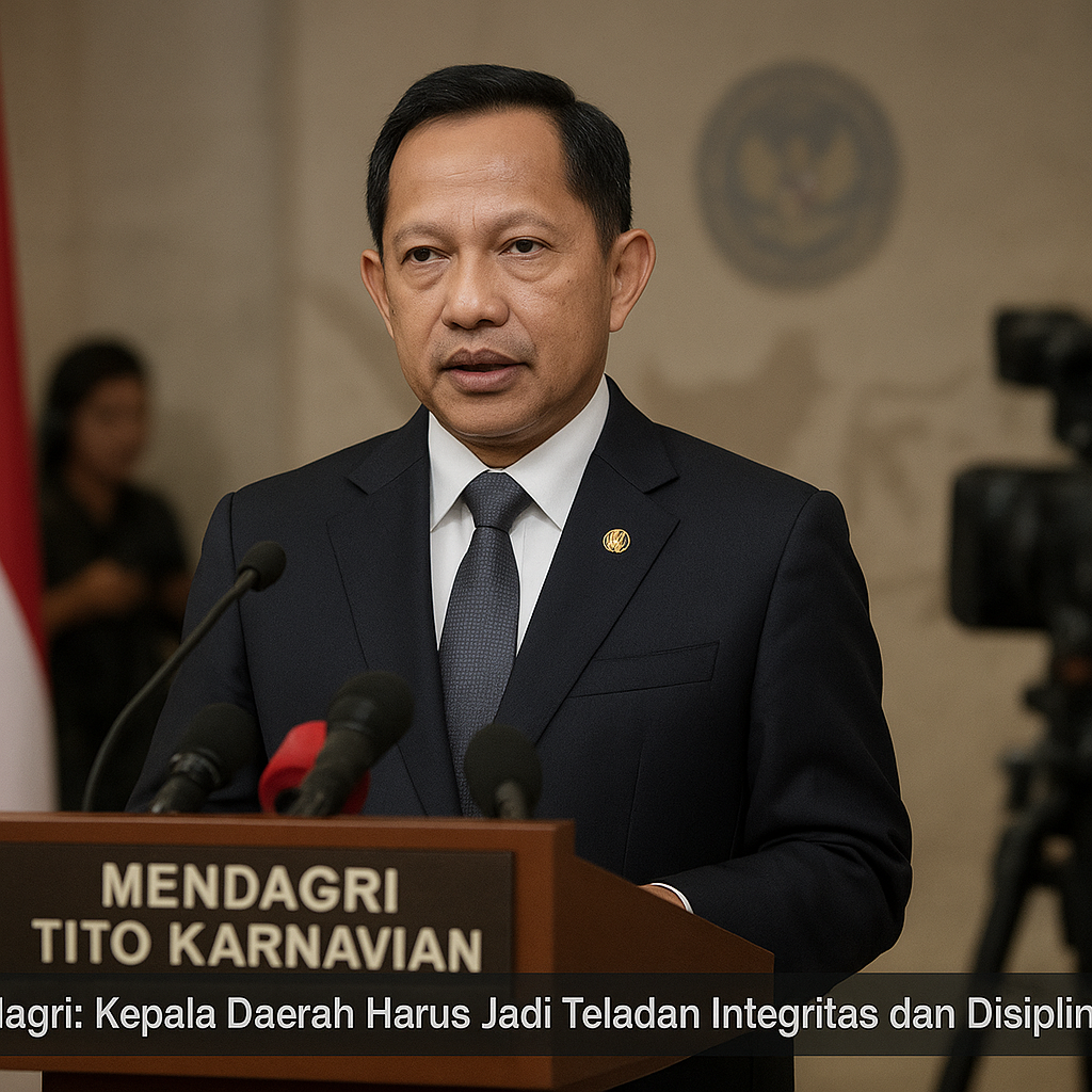 Mendagri: Kepala Daerah Harus Jadi Teladan Integritas dan Disiplin Anggaran