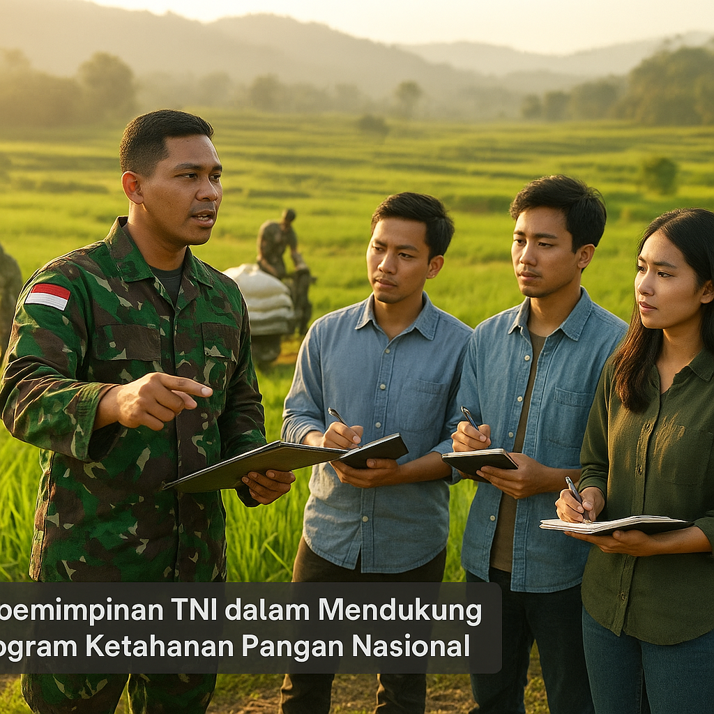 Kepemimpinan TNI dalam Mendukung Program Ketahanan Pangan Nasional