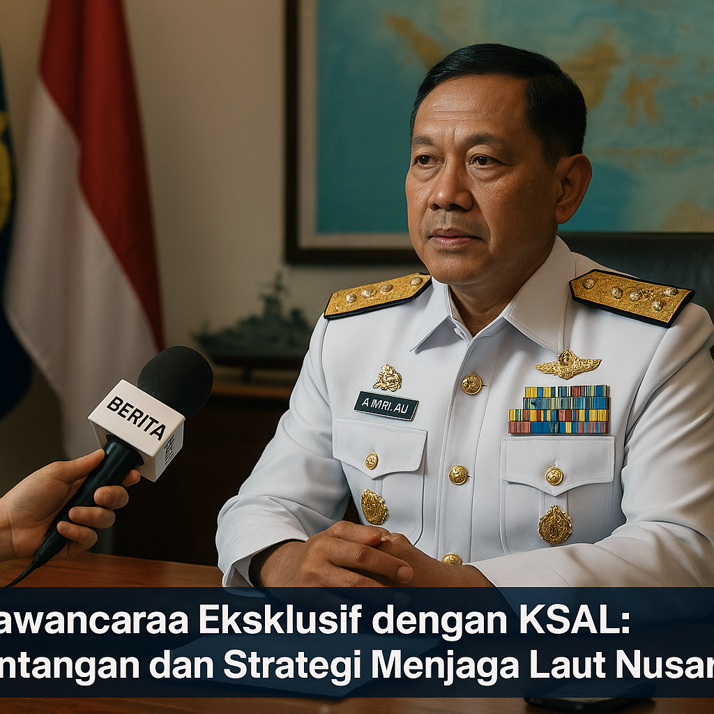 Wawancara Eksklusif dengan KSAL: Tantangan dan Strategi Menjaga Laut Nusantara
