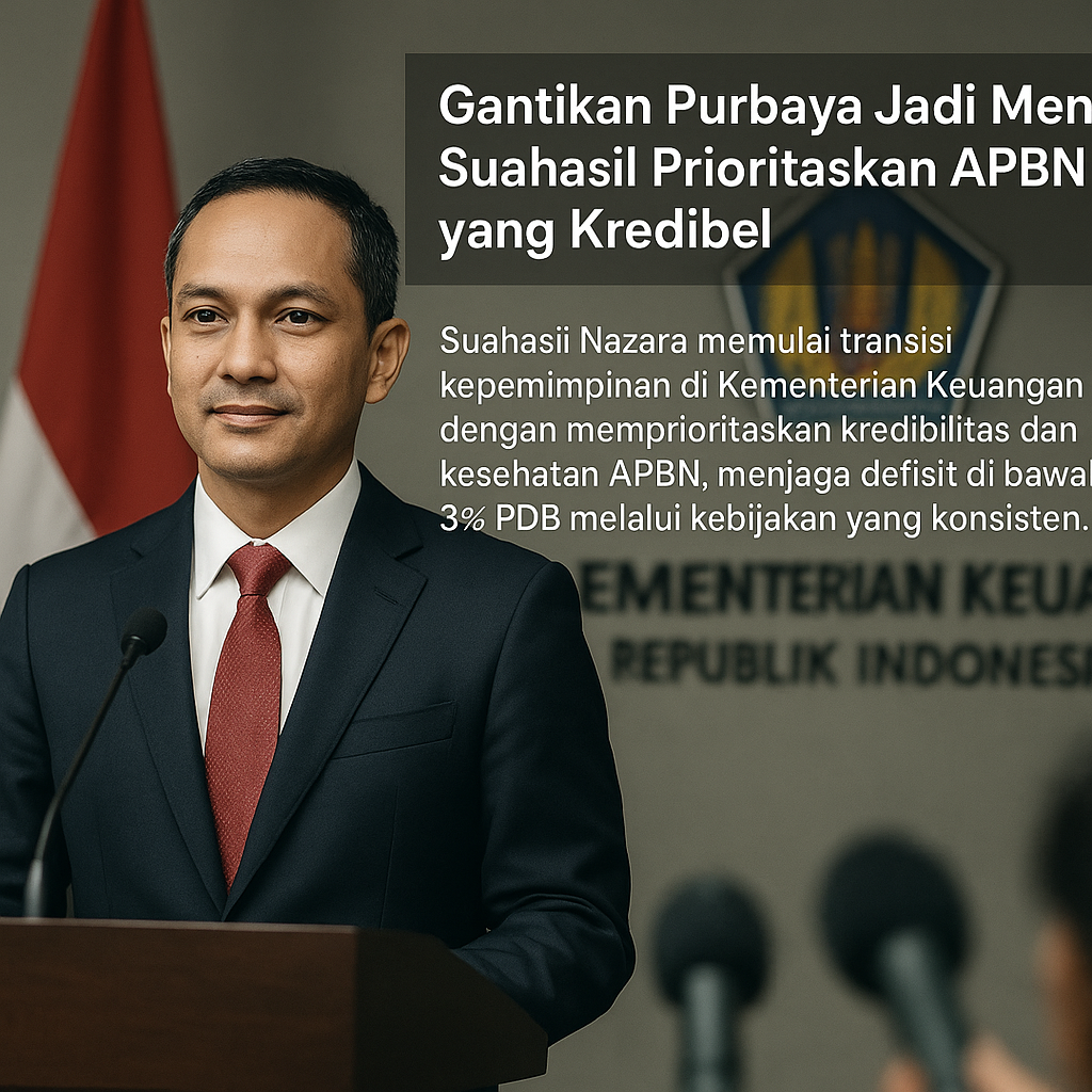 Gantikan Purbaya Jadi Menkeu, Suahasil Prioritaskan APBN yang Kredibel