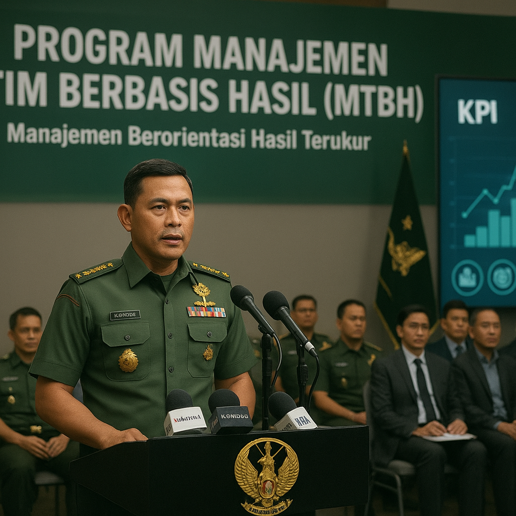 Kepala Staf Angkatan Darat Buka Program Manajemen Tim Berbasis Hasil