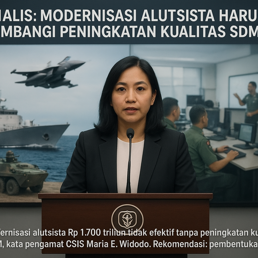 Analis: Modernisasi Alutsista Harus Diimbangi Peningkatan Kualitas SDM