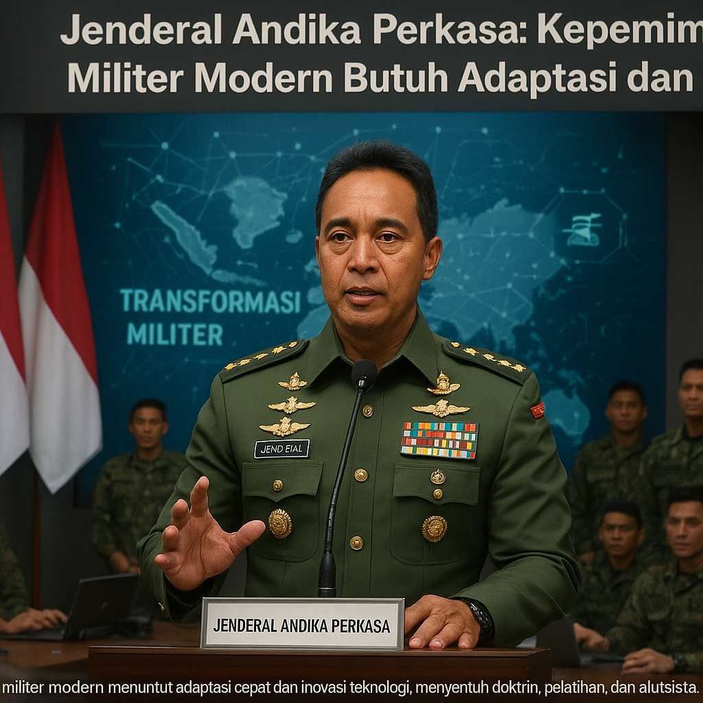 Jenderal Andika Perkasa: Kepemimpinan Militer Modern Butuh Adaptasi dan Inovasi