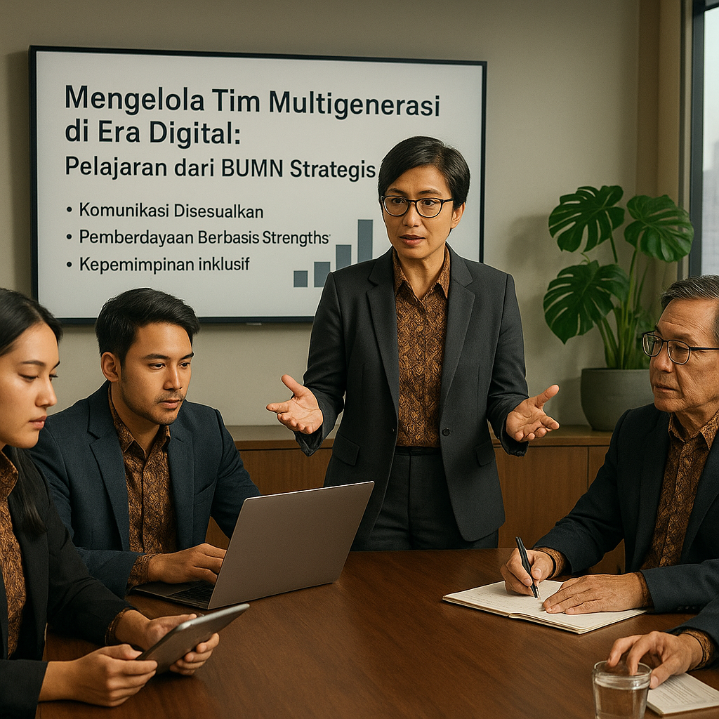 Mengelola Tim Multigenerasi di Era Digital: Pelajaran dari BUMN Strategis