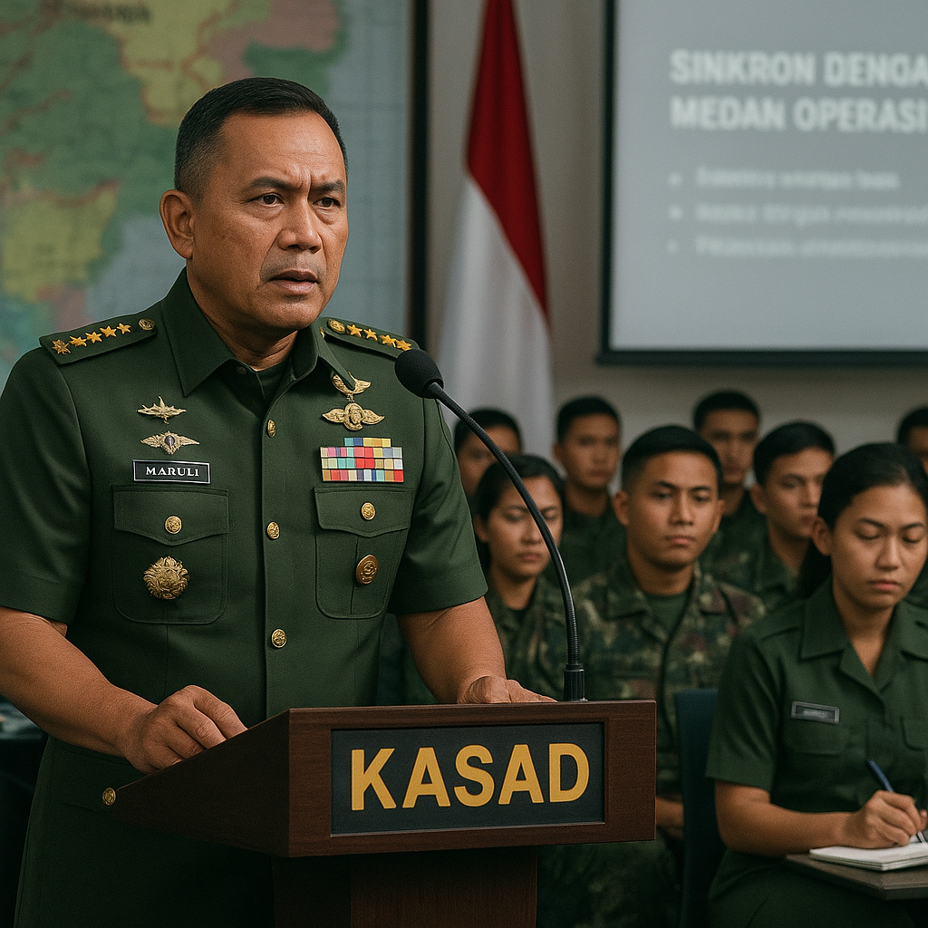 KASAD: Pendidikan Perwira Harus Lebih Sinkron dengan Kebutuhan Medan Operasi