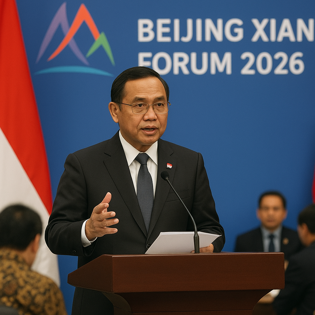 Menhan Tegaskan Relasi Baik RI-China di Beijing Xiangshan Forum 2026