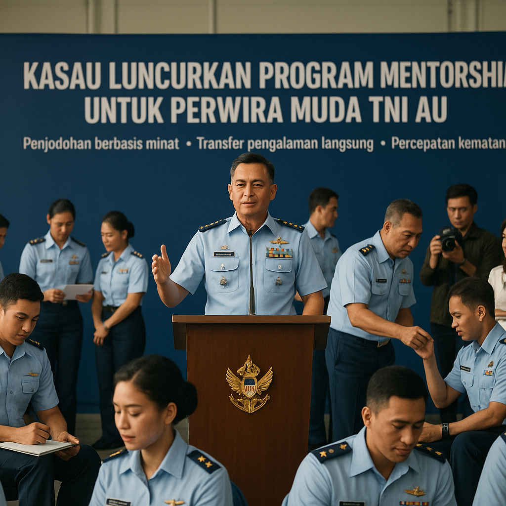 Kasau Luncurkan Program Mentorship untuk Perwira Muda TNI AU