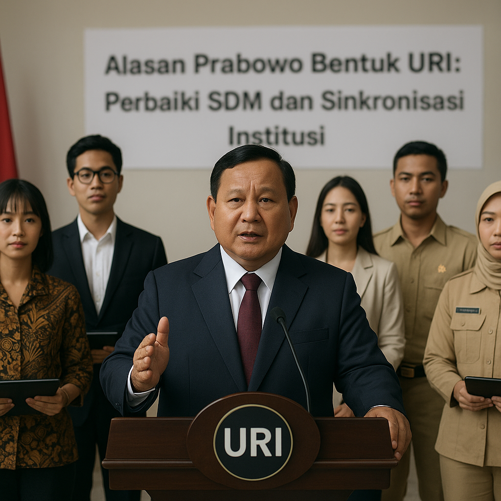 Alasan Prabowo Bentuk URI: Perbaiki SDM dan Sinkronisasi Institusi