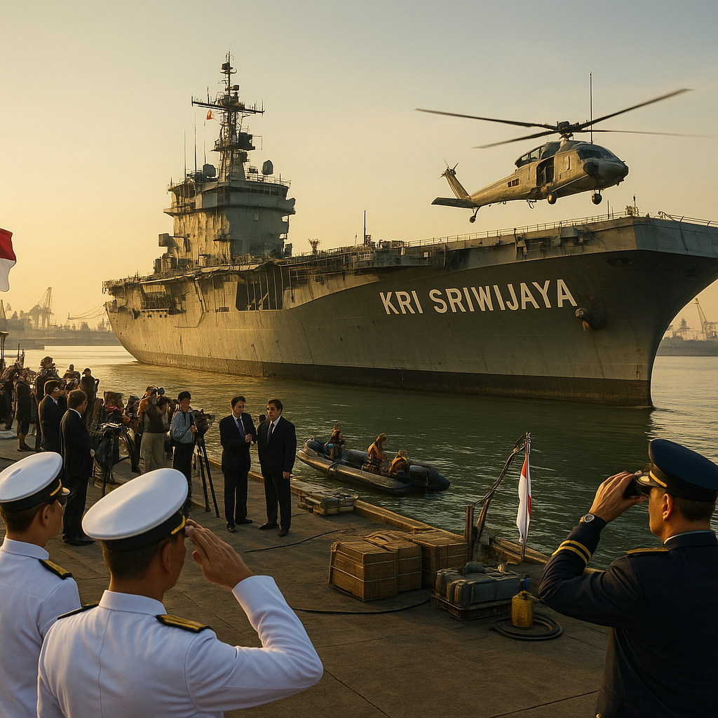 Tiba di Indonesia, Ini Spesifikasi dan Rekam Jejak Tempur Kapal Induk Garibaldi yang Jadi KRI Sriwijaya