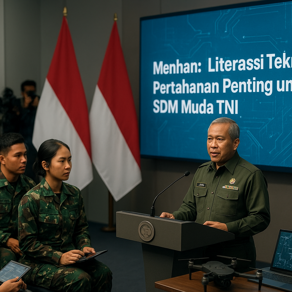 Menhan: Literasi Teknologi Pertahanan Penting untuk SDM Muda TNI