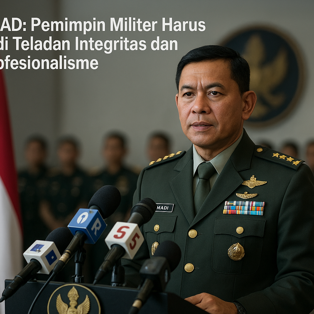KSAD: Pemimpin Militer Harus Jadi Teladan Integritas dan Profesionalisme