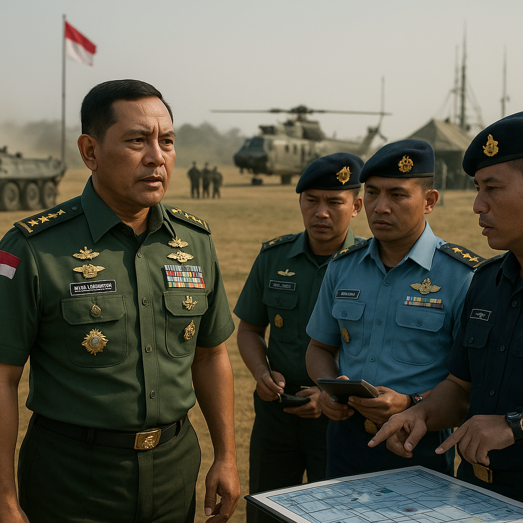 Panglima TNI Tinjau Latihan Gabungan, Tekankan Koordinasi dan Disiplin Prosedur
