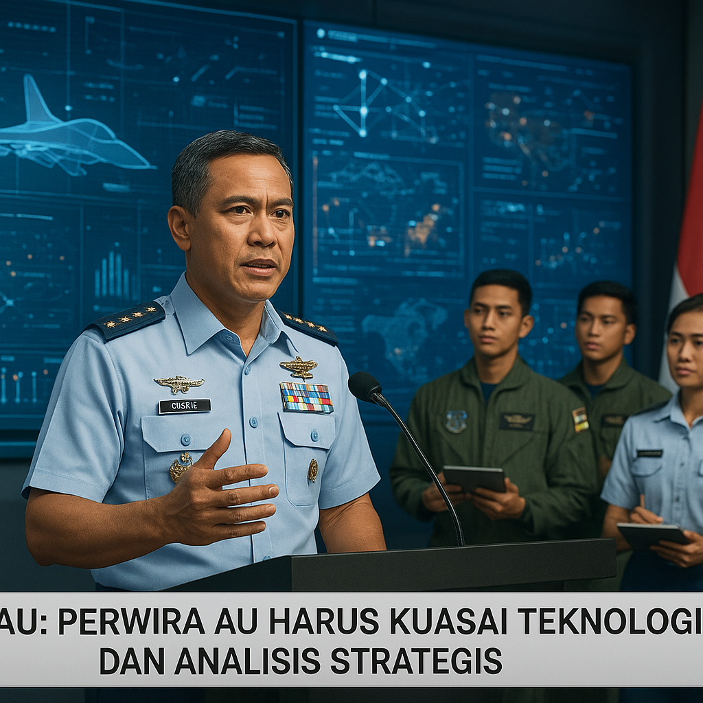 Kasau: Perwira AU Harus Kuasai Teknologi dan Analisis Strategis