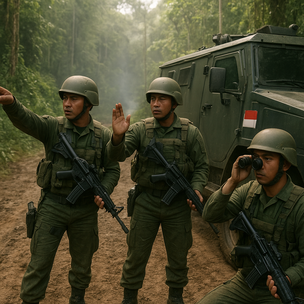 Kontak Senjata, Satgas TNI Pukul Mundur OPM di Nduga Papua