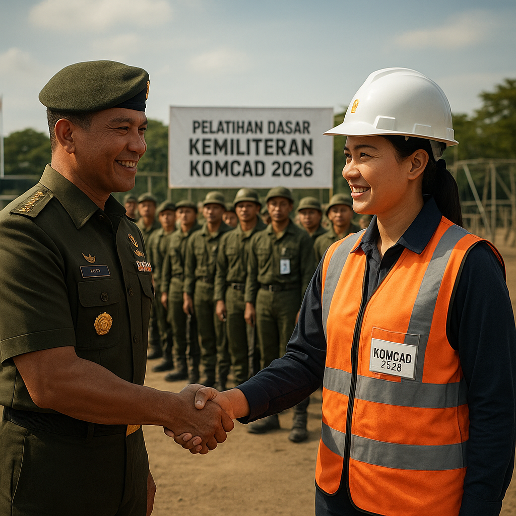 Pelatihan Dasar Kemiliteran Komcad 2026: Sinergi TNI-Industri untuk Kesiapan SDM Pertahanan