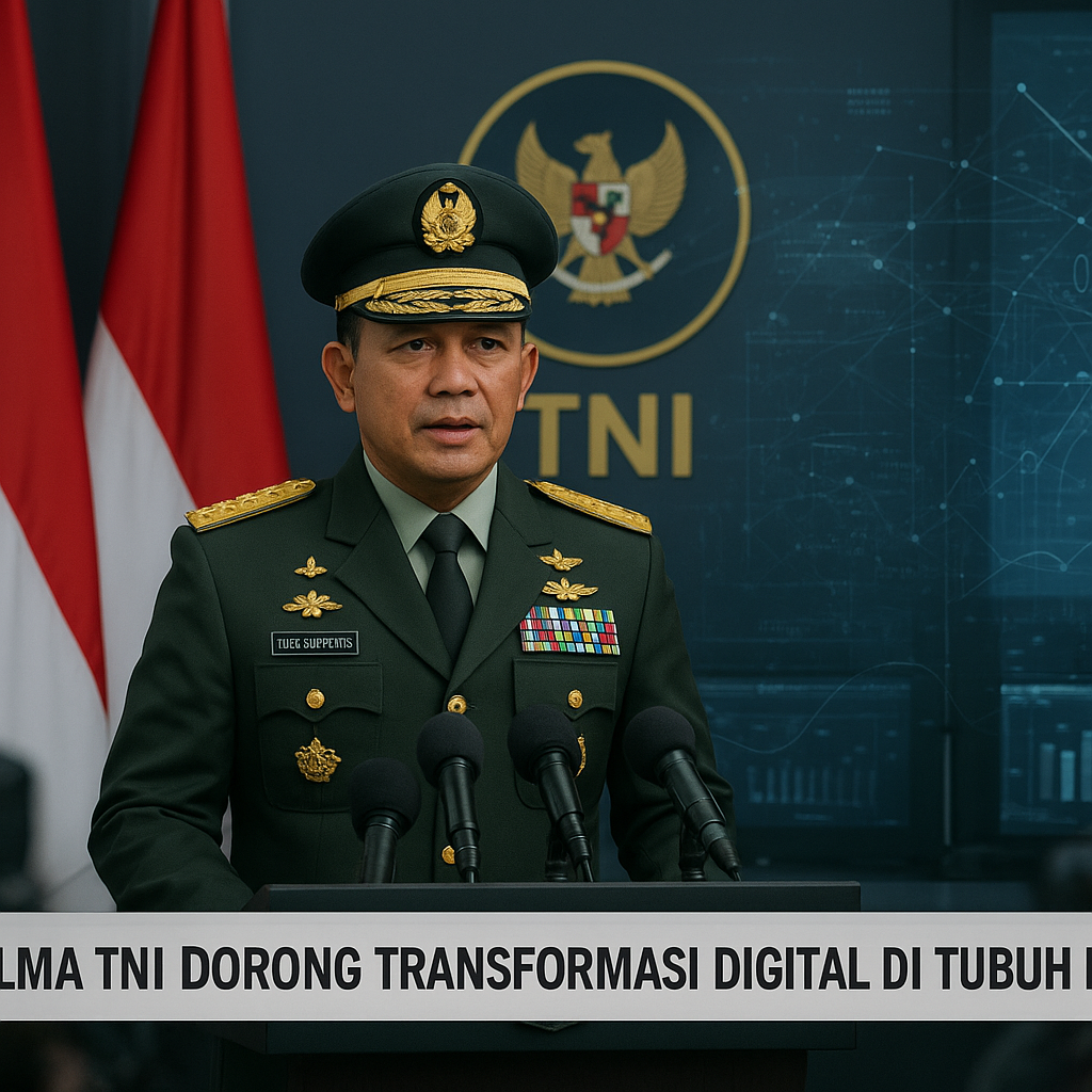 Panglima TNI Dorong Transformasi Digital di Tubuh Militer