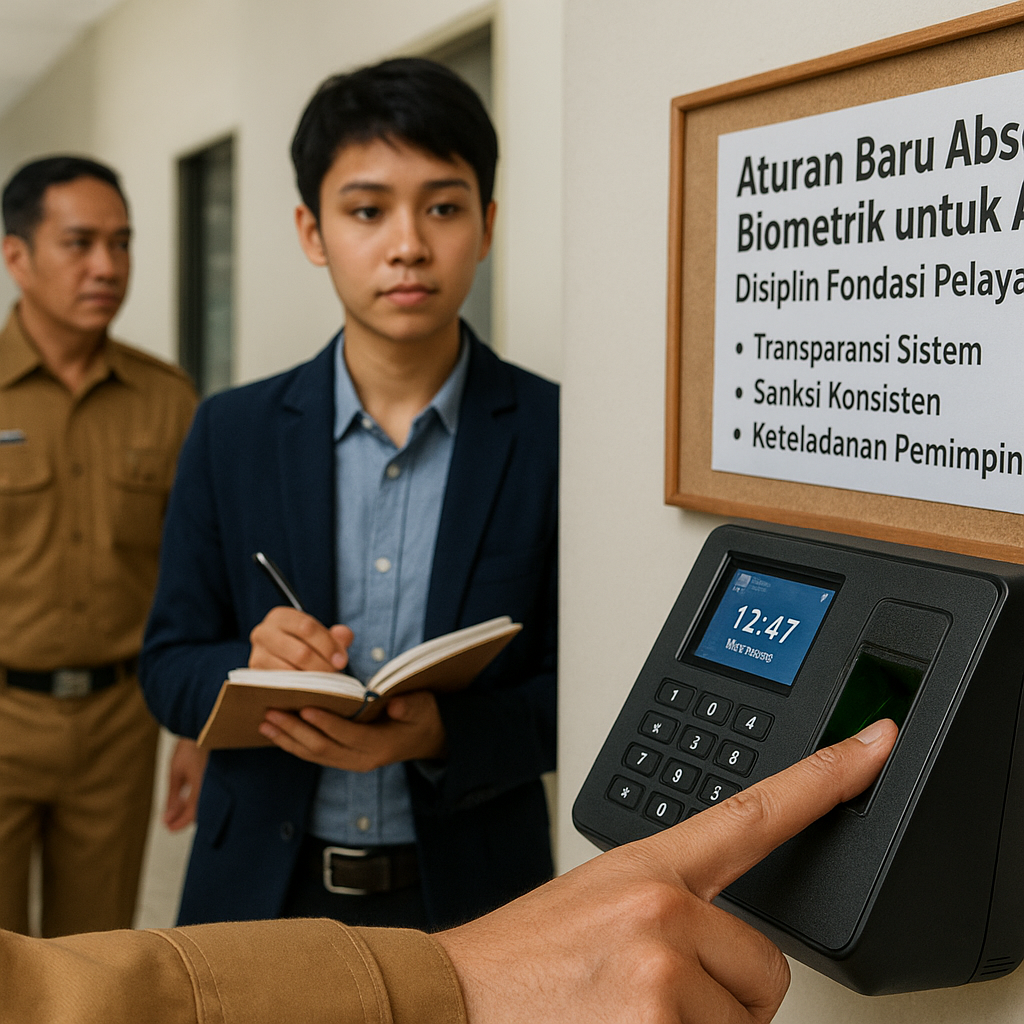 Aturan Baru Absensi Biometrik untuk ASN: Disiplin Fondasi Pelayanan